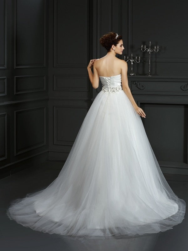 Ball Gown Sweetheart Sleeveless Wedding Gown - Chloe Dress