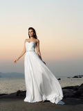 A-Line Sweetheart Sleeveless Wedding Dress - Chloe Dress