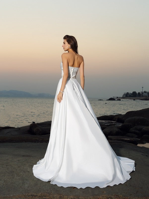 A-Line Sweetheart Sleeveless Wedding Dress - Chloe Dress