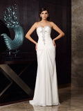 Mermaid Sweetheart Chiffon Sleeveless Dress - Chloe Dress