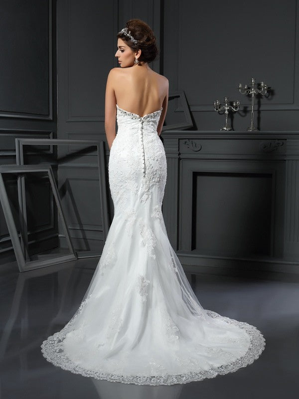 Sheath Sweetheart Sleeveless Wedding Dress - Chloe Dress