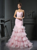 Mermaid Sweetheart Organza Sleeveless Wedding Dress - Chloe Dress