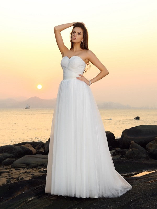 A-Line Sweetheart Sleeveless Wedding Dress - Chloe Dress