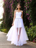 Mermaid Sweetheart Tulle Sleeveless Applique Wedding Dress - Chloe Dress