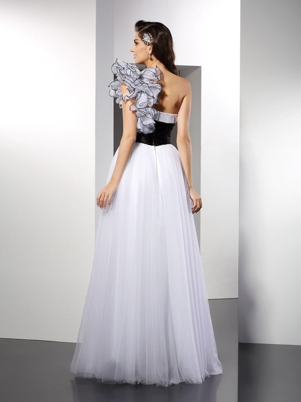 A-Line One-Shoulder Sleeveless Dress - Chloe Dress