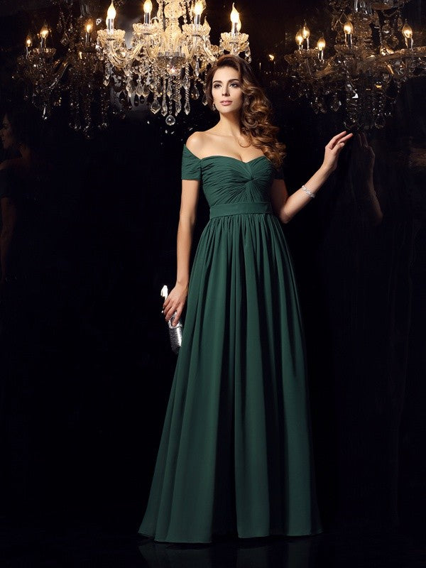 A-Line Chiffon Sleeveless Dress - Chloe Dress