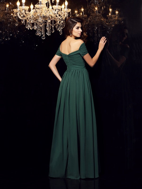 A-Line Chiffon Sleeveless Dress - Chloe Dress