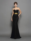 Mermaid Sweetheart Chiffon Sleeveless Dress - Chloe Dress