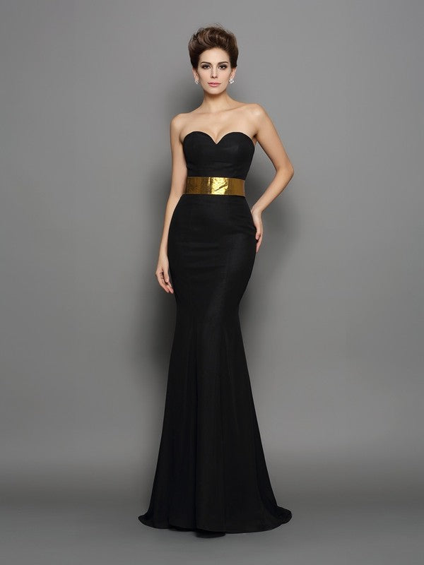 Mermaid Sweetheart Chiffon Sleeveless Dress - Chloe Dress