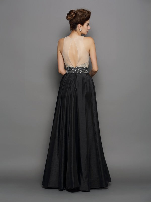A-Line High Neck Sequin Sleeveless Dress - Chloe Dress