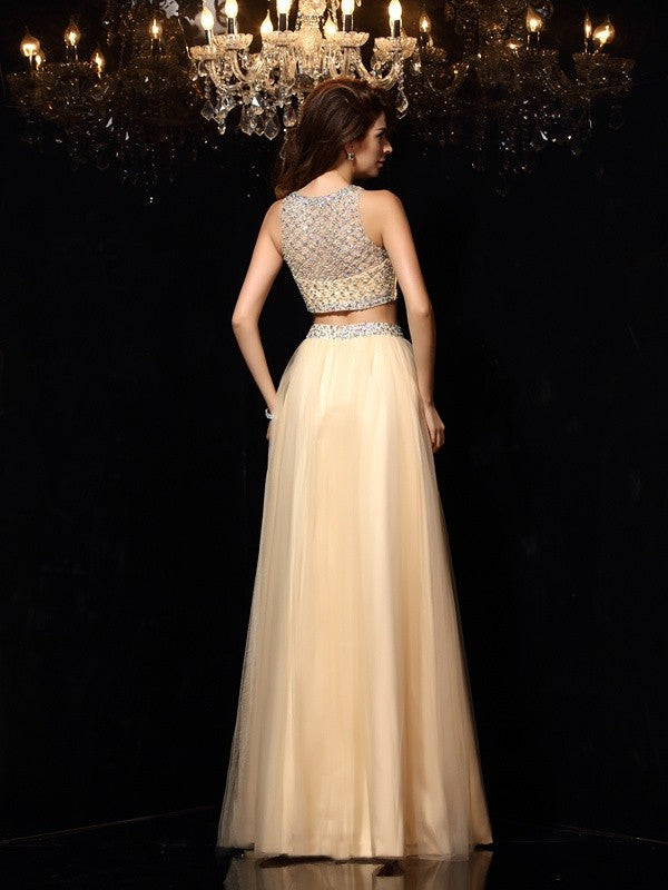 A-Line High Neck Sleeveless Dress - Chloe Dress