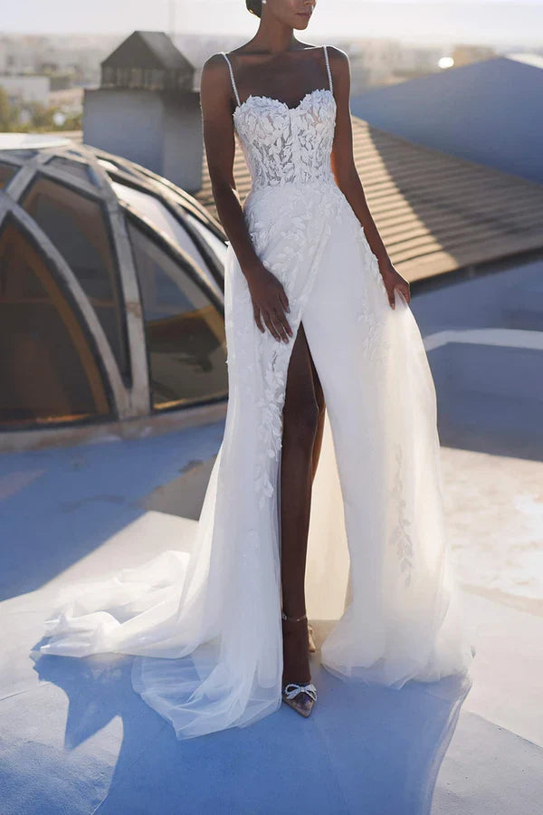 A-Line Lace Wedding Dress - Chloe Dress