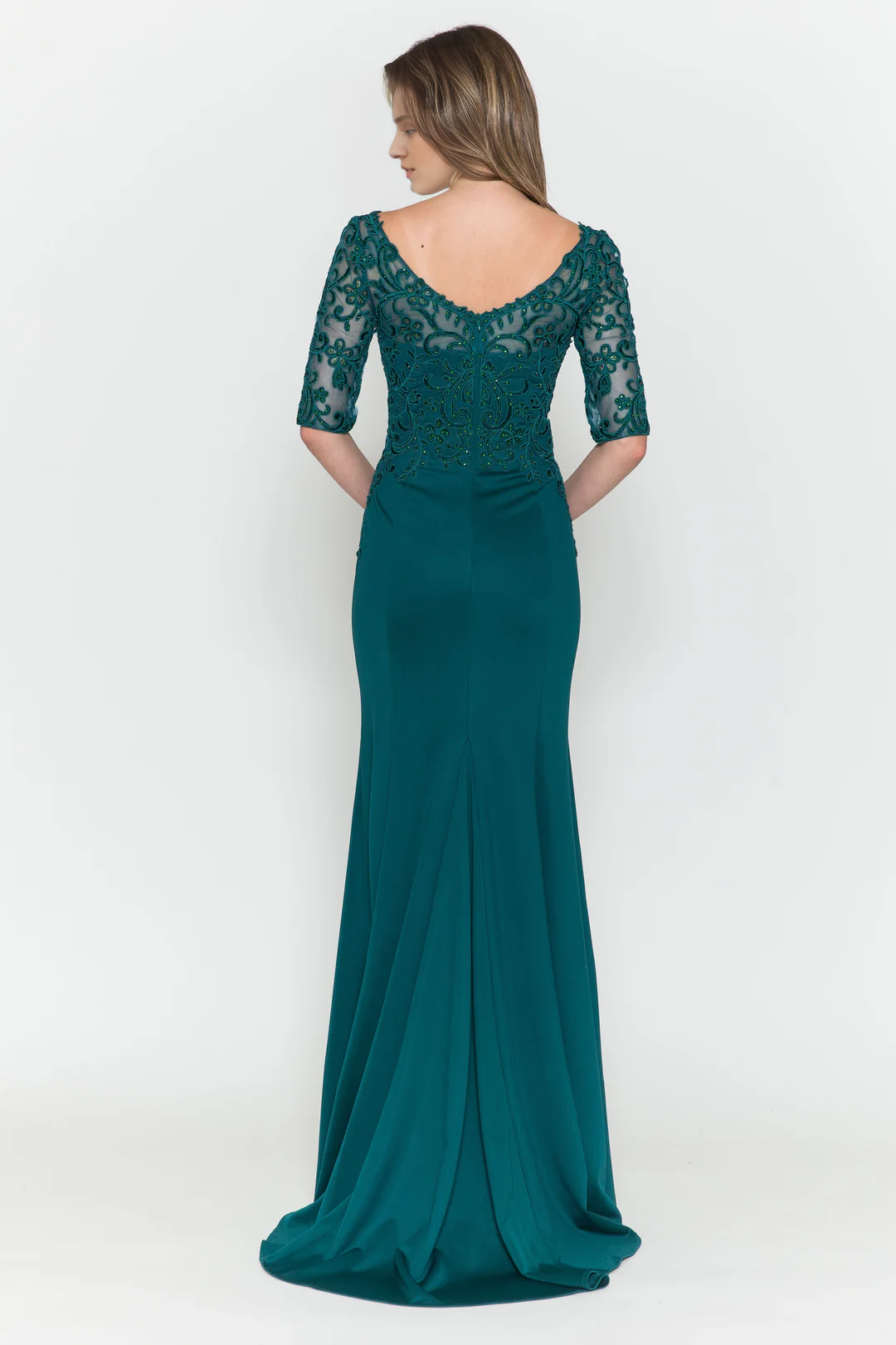 V-Neck Embroidered Dress - Chloe Dress