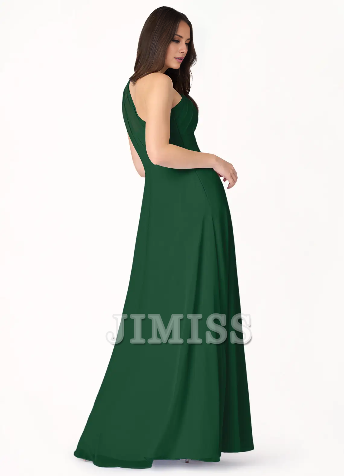 A-Line Chiffon Floor-Length Evening Dress - Chloe Dress