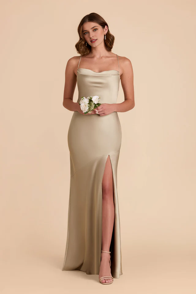A-Line High Slit Wedding Dress - Chloe Dress