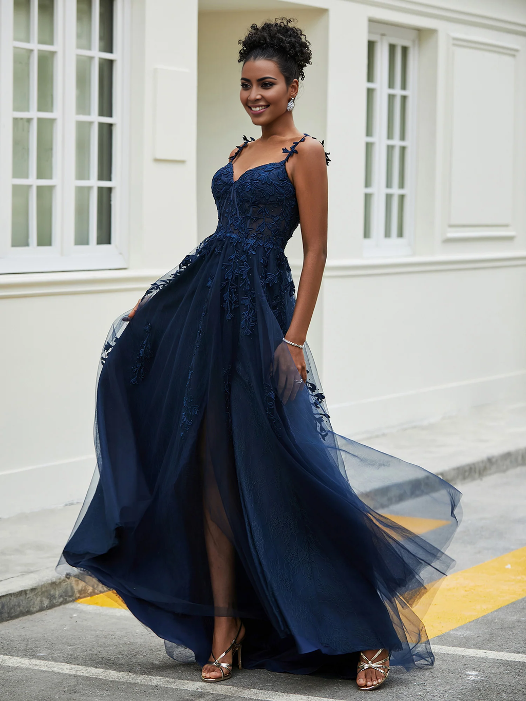 High Slit Dress - Chloe Dress