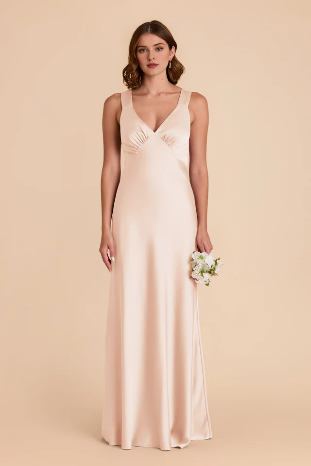 A-Line Satin Wedding Dress - Chloe Dress