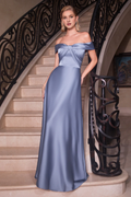 Off-Shoulder Satin Dress - Chloe Dress