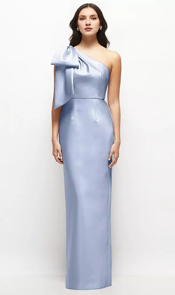 One-Shoulder Satin Wedding Dress - Chloe Dress