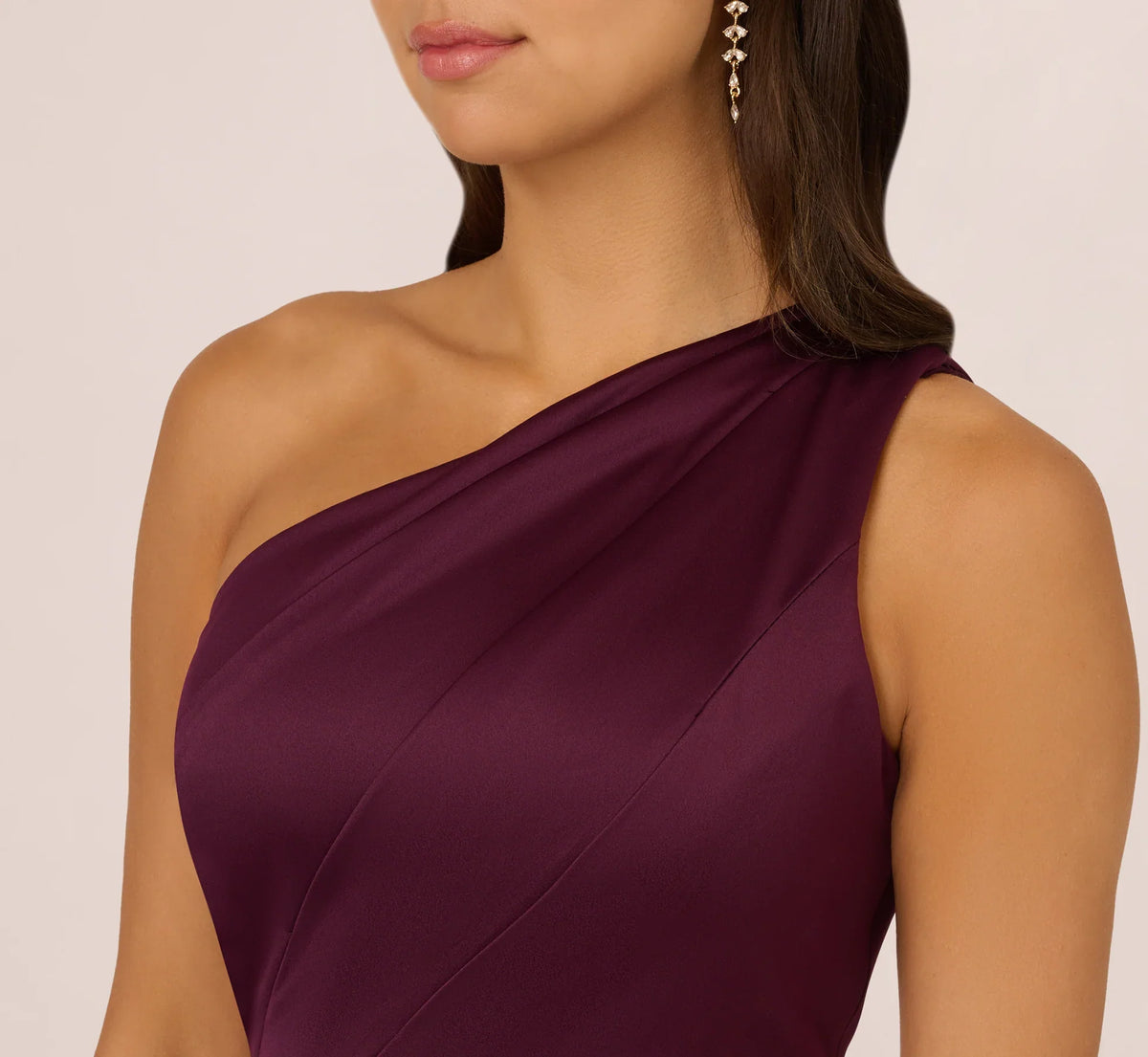 One-Shoulder Satin Prom Dress - Chloe Dress