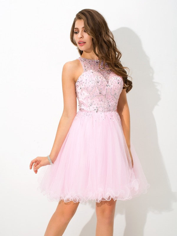 A-Line Sleeveless Mini Cocktail Dress - Chloe Dress