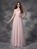 A-Line Sleeveless Tea-Length Dress - Chloe Dress