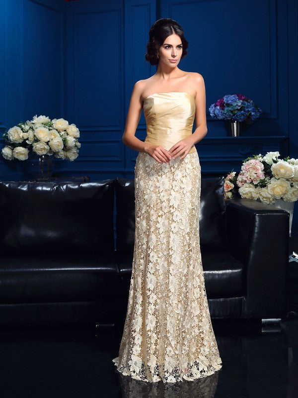 A-Line Strapless Lace Sleeveless Dress - Chloe Dress