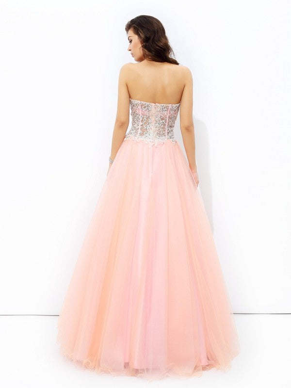 A-Line Sweetheart Lace Sleeveless Dress - Chloe Dress
