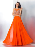 Mermaid Chiffon Sleeveless Dress - Chloe Dress