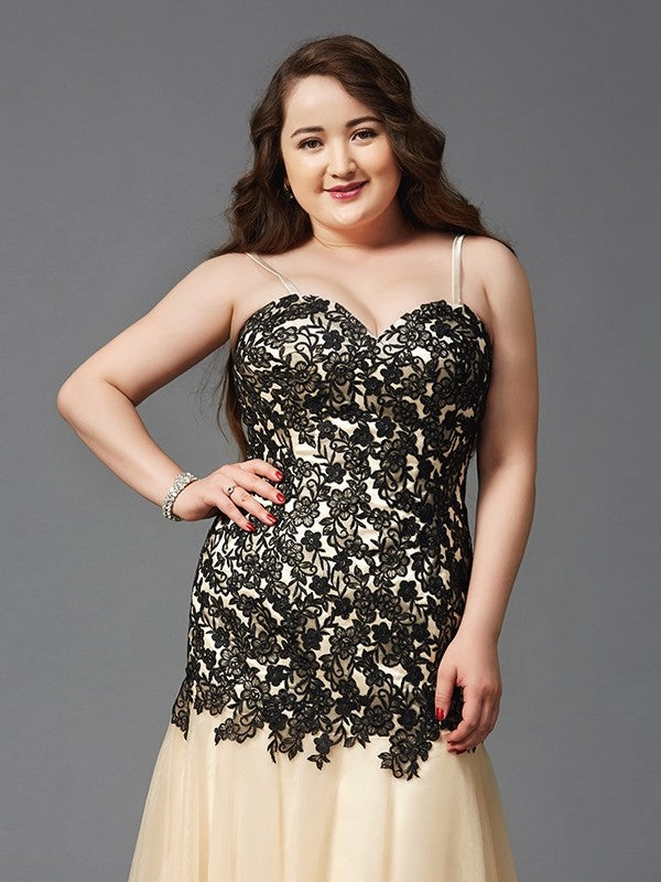 Sheath Spaghetti Strap Sleeveless Applique Dress - Chloe Dress