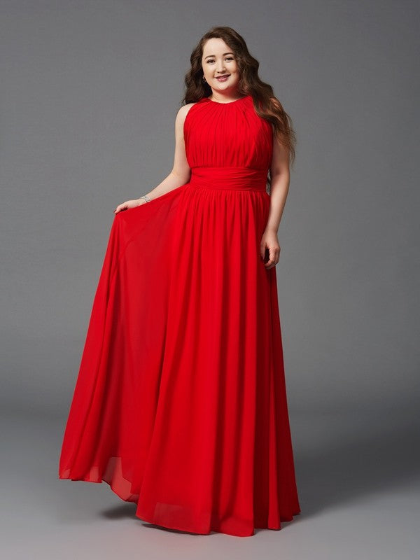 A-Line Chiffon Sleeveless Dress - Chloe Dress