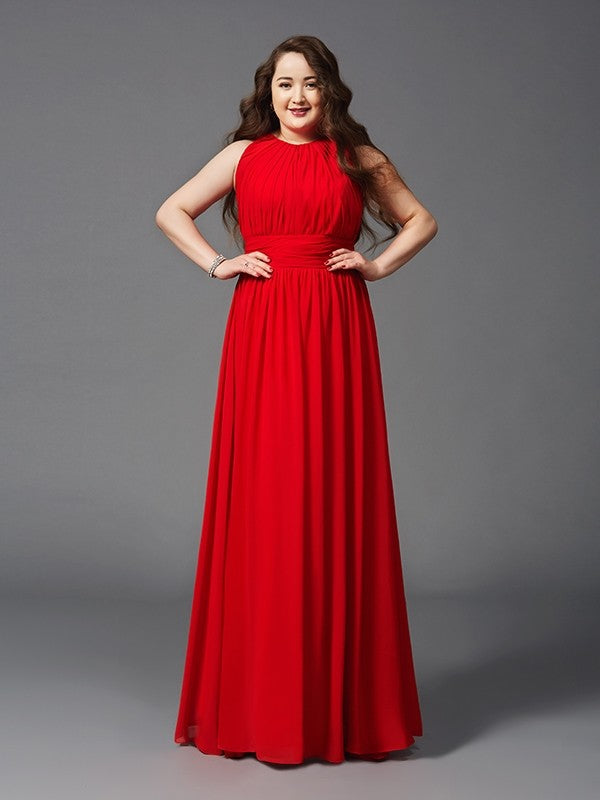 A-Line Chiffon Sleeveless Dress - Chloe Dress