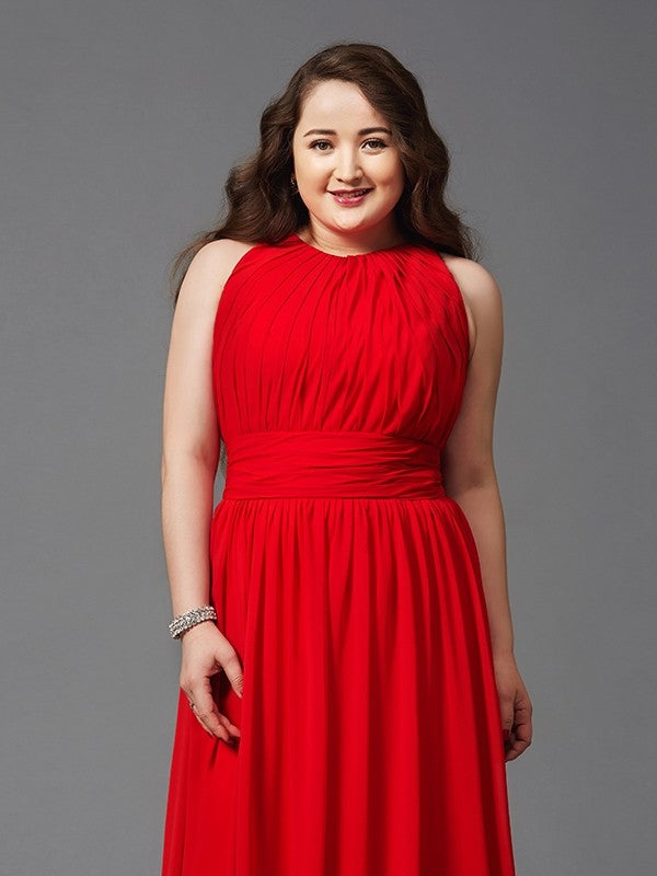 A-Line Chiffon Sleeveless Dress - Chloe Dress