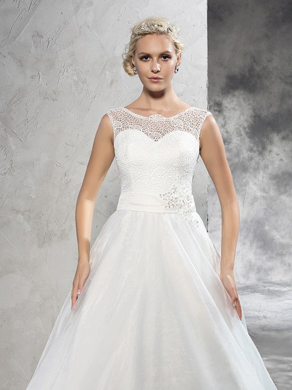 Ball Gown Sleeveless Wedding Gown - Chloe Dress