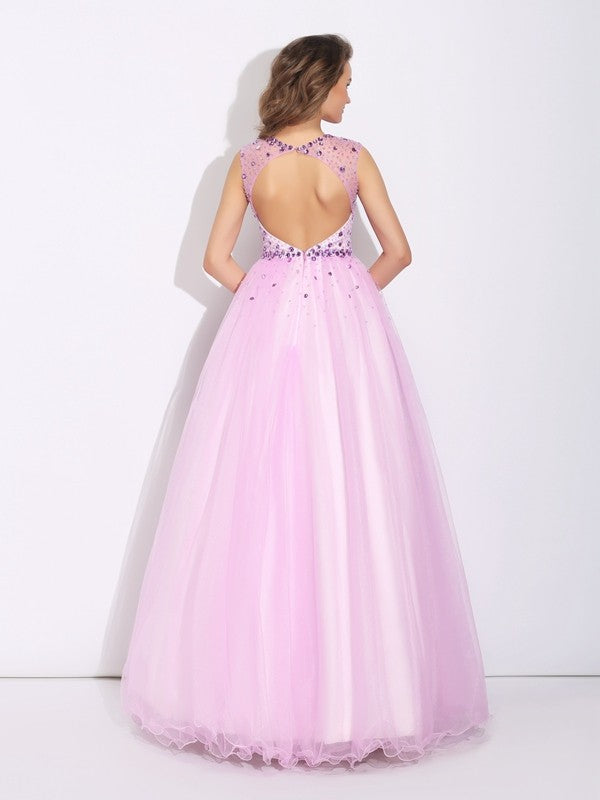 A-Line Sleeveless Rhinestone Dress - Chloe Dress