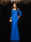 Sheath Chiffon Three-Quarter Sleeve Dress - Chloe Dress