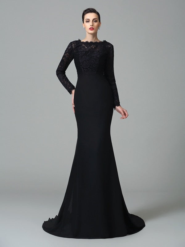 Mermaid Square Neck Chiffon Sleeveless Dress - Chloe Dress