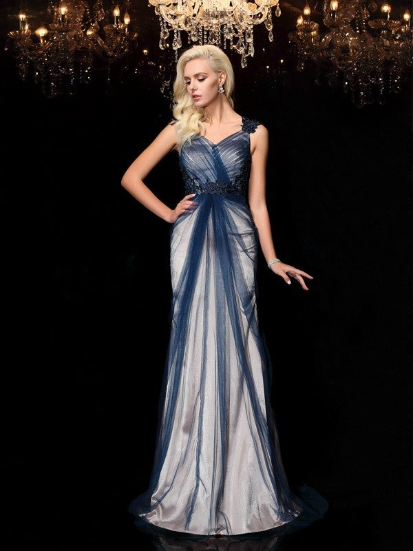 Sheath Satin Sleeveless Applique Dress - Chloe Dress