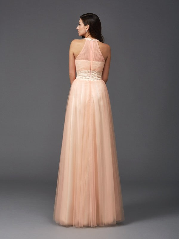 A-Line Halter Sleeveless Dress - Chloe Dress