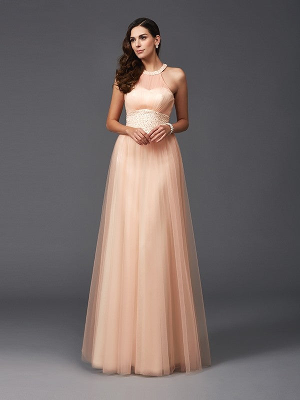 A-Line Halter Sleeveless Dress - Chloe Dress