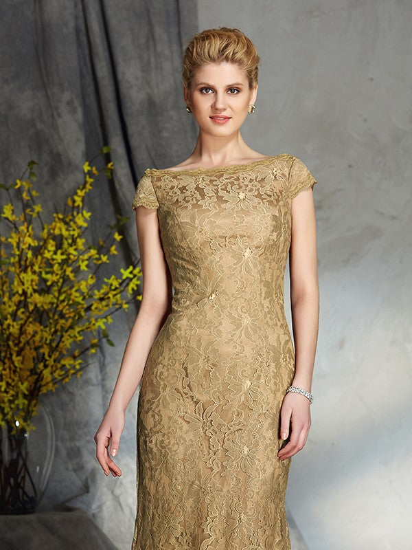 Sheath Lace Short Sleeve Mini Dress - Chloe Dress