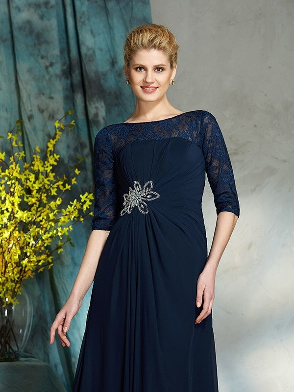 A-Line Chiffon Tea-Length Dress - Chloe Dress