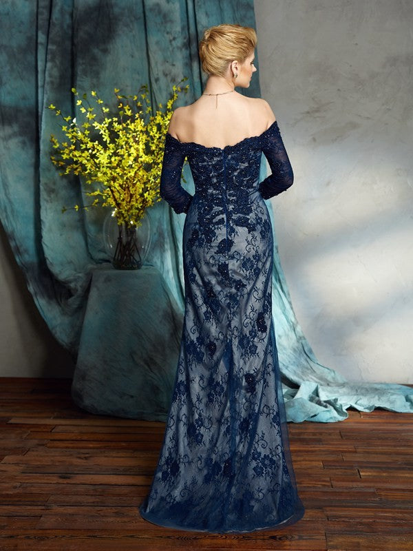 Mermaid Lace Three-Quarter Sleeve Dress - Chloe Dress