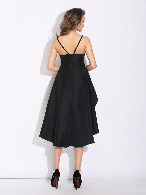 A-Line Spaghetti Strap Sleeveless Ruffled Dress - Chloe Dress