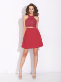A-Line Chiffon Sleeveless Mini Dress - Chloe Dress
