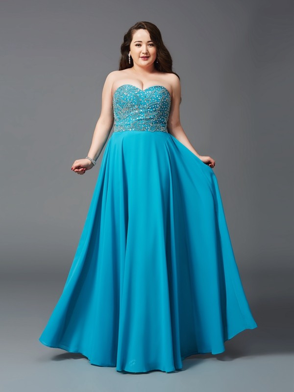 A-Line Sweetheart Chiffon Sleeveless Dress - Chloe Dress