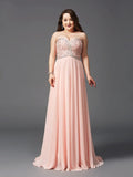 A-Line Sweetheart Chiffon Sleeveless Dress - Chloe Dress