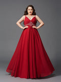 A-Line Spaghetti Strap Chiffon Sleeveless Dress - Chloe Dress