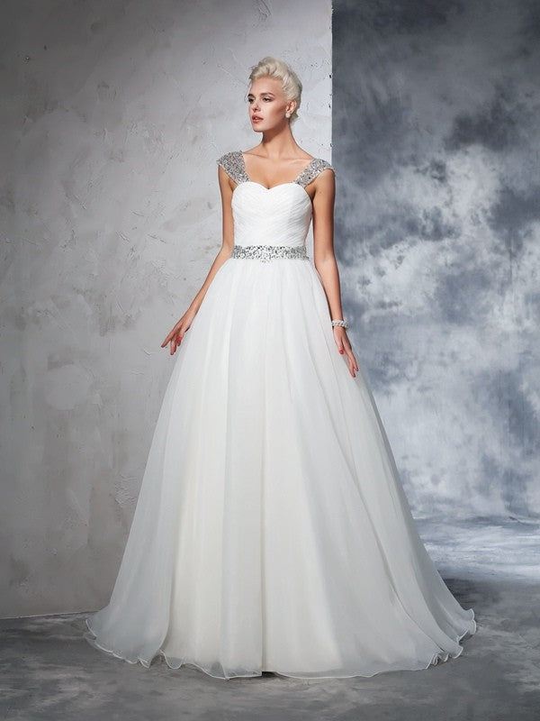 Ball Gown Sleeveless Wedding Gown - Chloe Dress
