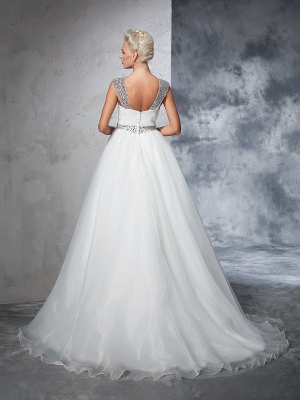 Ball Gown Sleeveless Wedding Gown - Chloe Dress